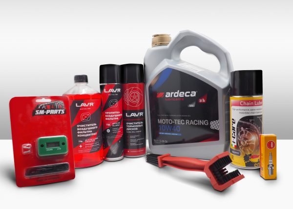 Комплект для ТО мотоцикла (оптимальный)