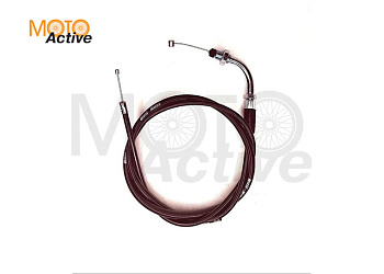 Трос газа на мопед Альфа, Дельта (Alha,Delta, Zodiak, ОВ-70) длинный