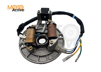 Статор генератора YX125 без электростартера, 2 катушки Питбайк