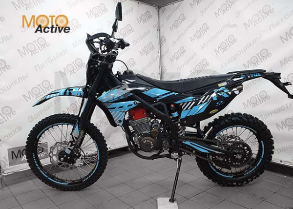 Мотоцикл REGULMOTO ZR 300 PR 4 valves 6 Gear (балансир, с ПТС)) черный-синий