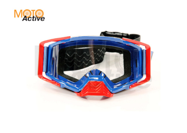 Очки мото ROQVI FLASH сине-красный