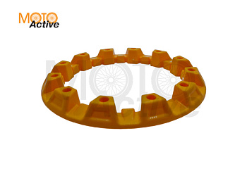 Пластик накладка декоративная бэдлок ATV WILD TRACK, 10" желтый