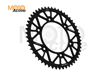Звезда ведомая алюминиевая JTA897.49BLK Kayo K6,T6,HOLESHOT.CROSTREK 6x150x125 (520-49)