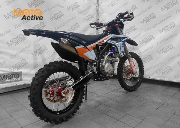 Эндуро / кроссовый мотоцикл BSE Z8 300e 21/18 Blue Orange Black 2