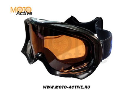 Очки J401668B. оранж.фильтр и черно-синяя резинка