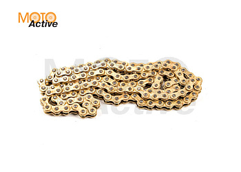 Цепь приводная 520S 120L SRF Super золотая