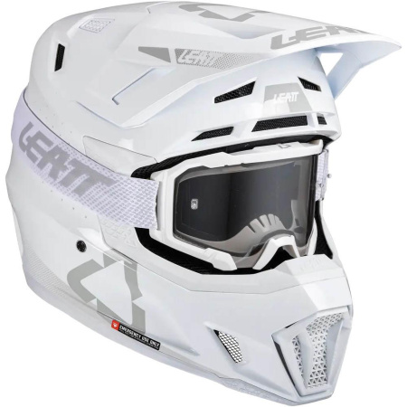Мотошлем Leatt Moto 7.5 Helmet Kit White, 2025