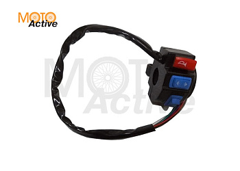 Блок руля 3 в 1 (стоп,Эл.стартер, свет 2 полож)