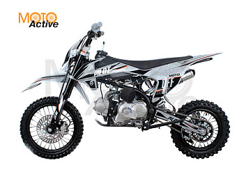 Питбайк Regulmoto PILOT EA 12/10 (полуавтомат КПП) белый-оранжевый