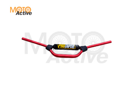 Руль алюминиевый 1-1/8 (28,6 мм) IGP ProTaper c перемычкой высокий (790 x 170мм) (Красный,IGP-005-5)