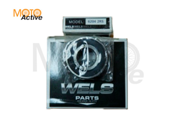 Подшипник 6204 20х47х14-2RS (Wels)