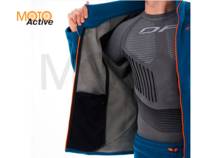 Мужская флисовая кофта Level Dragonfly Blue Orange