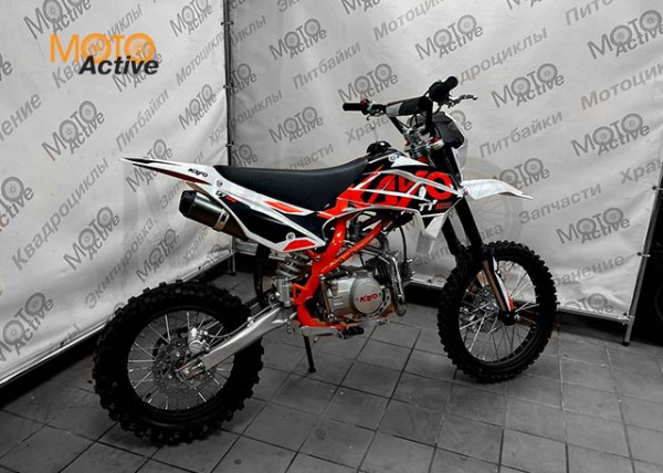 Питбайк KAYO BASIC K125 17/14 KRZ (механ. сцепл., кикстартер)