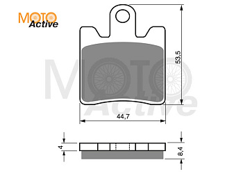 Тормозные колодки GOLD FREN Sintered S3 326