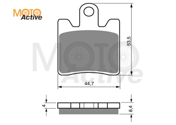 Тормозные колодки GOLD FREN Sintered S3 326