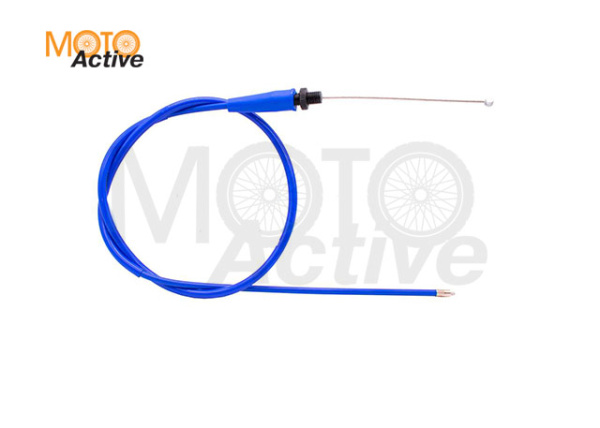 Трос газа 930 130 NIBBI 4T (Cross CB ) возд.охлаждение (L930 мм, общая длина 1060 мм) (Синий)