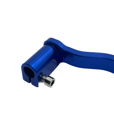 Рычаг переключения передач CNC с длинным выносом SM-PARTS (синий)