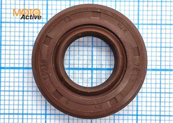 Сальник 12х24х6 помпы вод.охл. KAYO двиг. ZS NC250 (вод.охл.) (P061138) CN