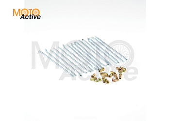 Спицы KAYO 19" внешние, задний диск (аллюминий) компл.16 шт.