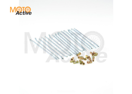 Спицы KAYO 19" внешние, задний диск (аллюминий) компл.16 шт.