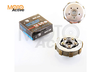 Диски сцепления (в сборе) 4T CG125 (5 болтов) (диски, пружины, столик) (расширенная) "JH"