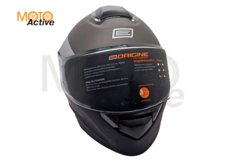 Шлем (модуляр) Origine DELTA Virgin, титановый/черный матовый