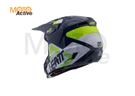 Кроссовый шлем с очками Leatt 3.5 V24 Blue