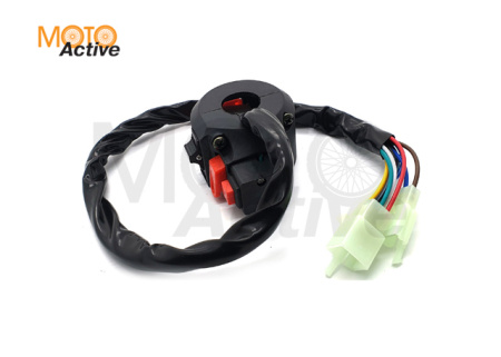 Блок переключателей (пульт) левый (с доп. кнопкой сигнала) ATV 110-125