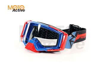 Очки мото ROQVI FLASH сине-красный