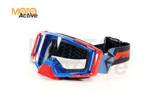 Очки мото ROQVI FLASH сине-красный
