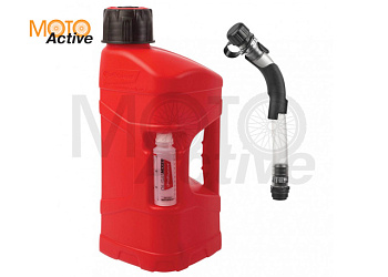 канистра 10л с заправочный шланг Polisport ProOctane (Красн)