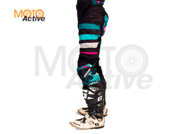 Штаны кросс-эндуро JUSTCAT SCULL FLOWERS