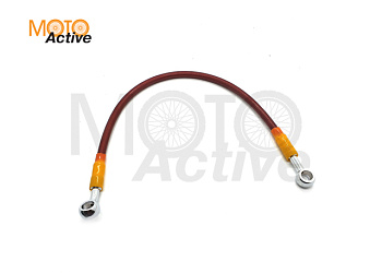 Шланг гидравлический тормозной (армированный) L= 400 d=10мм красный