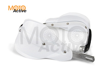 Защита рук Regulmoto Ultra set усиленная с креплением 22/28мм (белая)