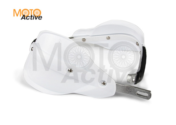 Защита рук Regulmoto Ultra set усиленная с креплением 22/28мм (белая)