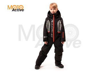 Зимний утепленный комбинезон DF Junior Gravity Black Gray 2023 (128-134)