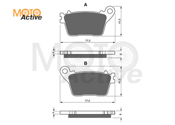Тормозные колодки GOLD FREN Sintered S3 242