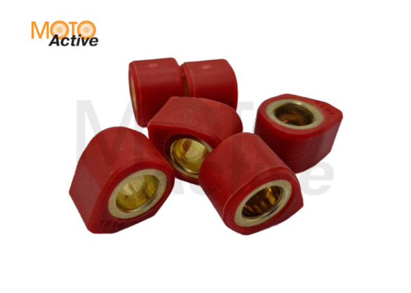 Ролики вариатора (тюнинг) 4T GY6 125/150 18*14 12,5г (красные) "DONGXIN"