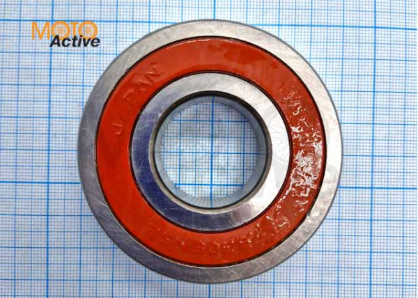 Подшипник коленвала 6306-2RS 30*72*19 (ЯВА 634 6V, 4T CG200/250) "QUEST"