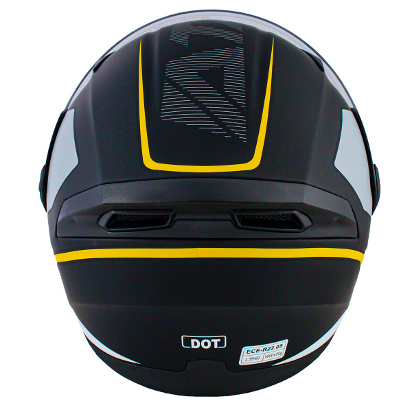 Шлем модуляр ATAKI JK902 Spot (желтый/серый/черный матовый)