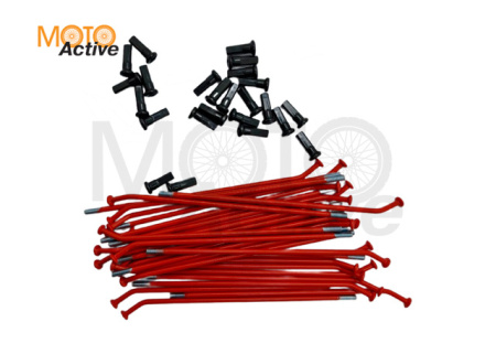 Спицы KAYO 14" компл 32 шт. (153/157 мм) красные