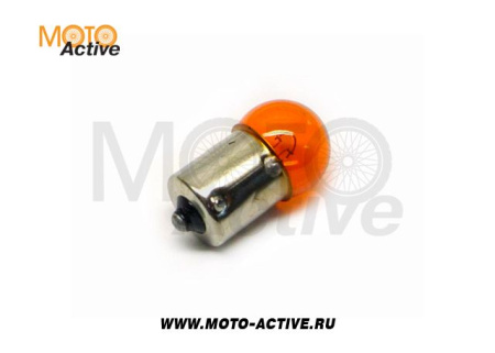 Лампа 12v 10w для указателей поворота желтая G18/BA15S