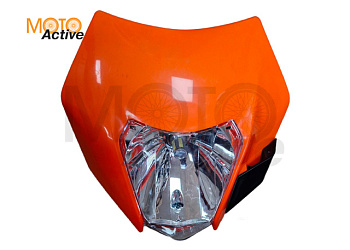 Фара  Обтекатель,LED, KTM EXC SXF MX(7810800100004,78114001000)(оранжевый)