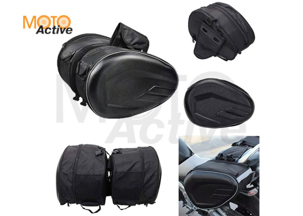 Кофры боковые(пара)(ткань-карбон, черные) (mod:B-3)