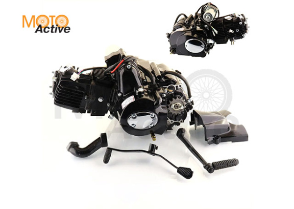 Двигатель Alpha. Delta 125cc (МКПП, 152FMH черный) "BEEZMOTO"