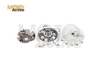 Вариатор в сборе 161QMK 200см3 с реверсом