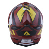 Шлем (мотард) Ataki JK802 Rampage, коричневый/желтый глянцевый