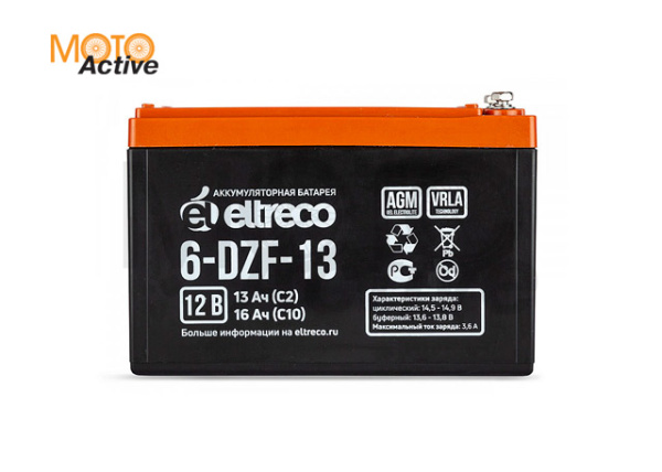 Тяговый аккумулятор ELTRECO 6-DZF-13 (6-DZF-12)(12V13A/H C3)