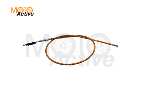 Трос сцепления 1000мм с пружиной желтый