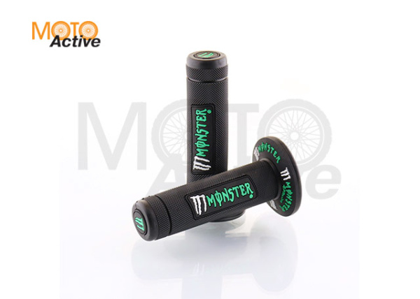 Ручки руля (зеленые) "MONSTER ENERGY"